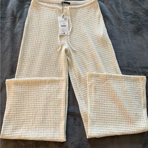 Zara Cream Wide Leg Pants